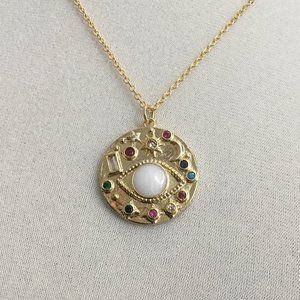 Evil Eye Jewel crystal Necklace